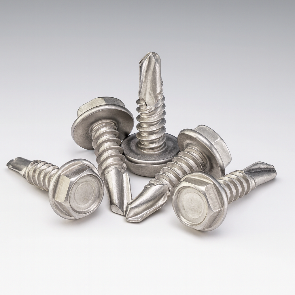 Stainless Steel Zip Screws #10 × 3/4″ – TEK Point (Bag of 100)- Bulk Industrial Fasteners